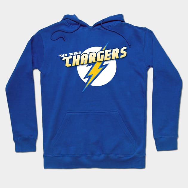 Charge in a Flash! Hoodie by Mike Hampton Art